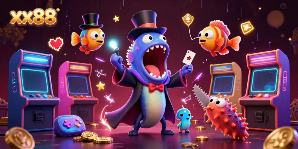 Experience thrilling gameplay at xx88 with lively characters and entertaining gaming elements.