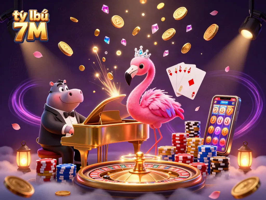 Experience thrilling wins with tỷ lệ 7M in a vibrant casino environment featuring dynamic game elements.