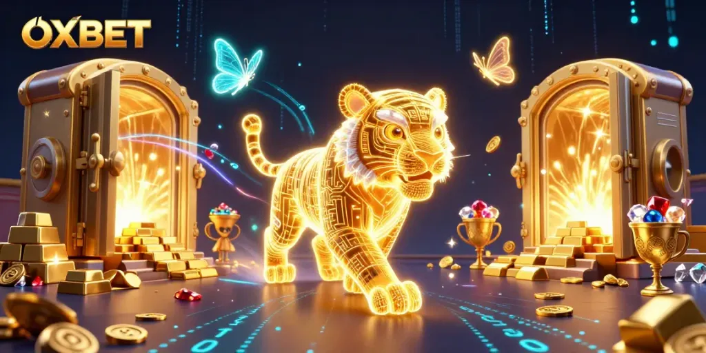 Experience winning with OXBET in a vibrant digital casino landscape filled with treasures.