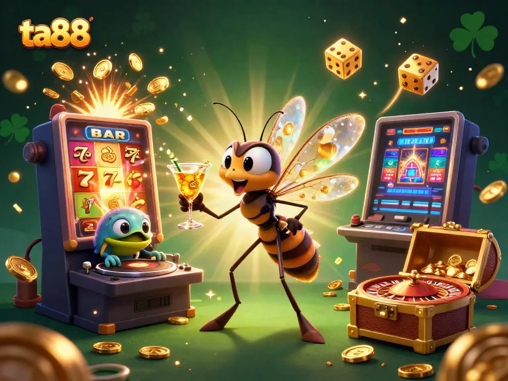 Experience exciting casino fun with ta88, featuring vibrant characters and dynamic gaming elements.