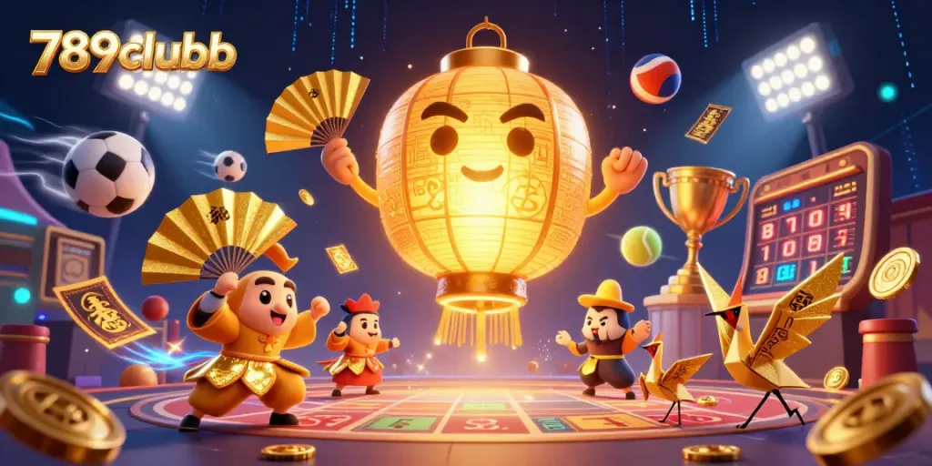 Engage with 789clubb's exciting gambling spirit at a vibrant night market casino.
