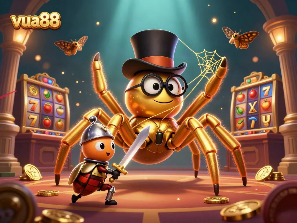Experience thrilling slots action at vua88 with dynamic gaming elements and engaging characters.