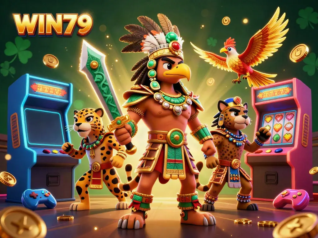 Experience thrilling gameplay with WIN79 featuring animated characters and dynamic casino elements.