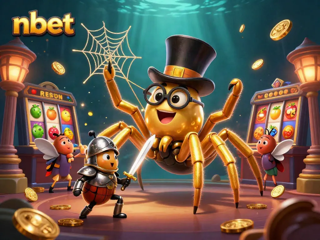 Play slots with nbet’s vibrant online casino featuring engaging characters in a rich 3D scene.